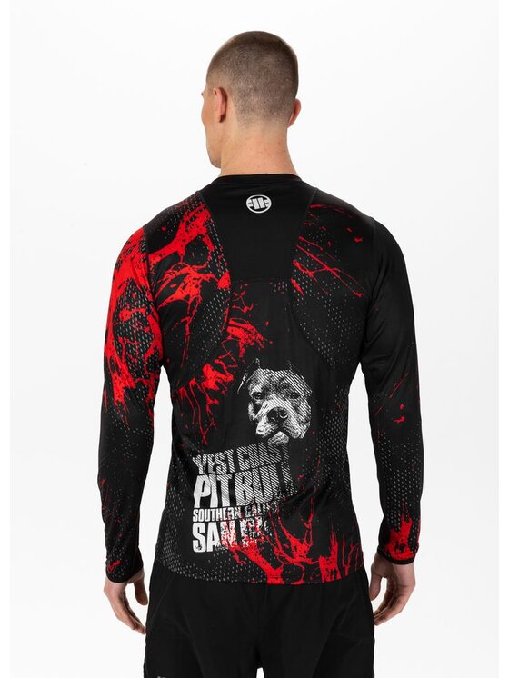 PITBULL PITBULL Koszulka techniczna Blood Dog II Czarny Regular Fit