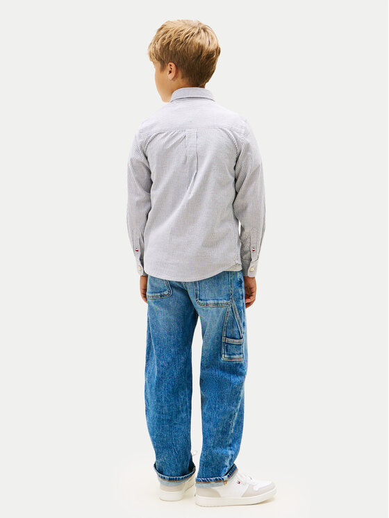 Tommy Hilfiger Tommy Hilfiger Košeľa Ithaca KB0KB09605 Modrá Regular Fit