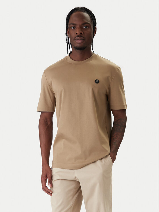 BOSS BOSS T-Shirt C-Taut 01 50555844 Khaki Regular Fit