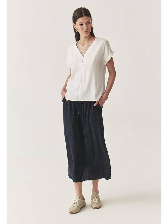 TATUUM Tatuum Spódnica midi TABITONI Granatowy Straight Fit