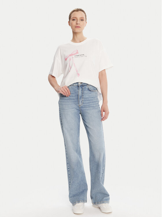 ONLY ONLY T-särk Vivvi 15346761 Valge Regular Fit