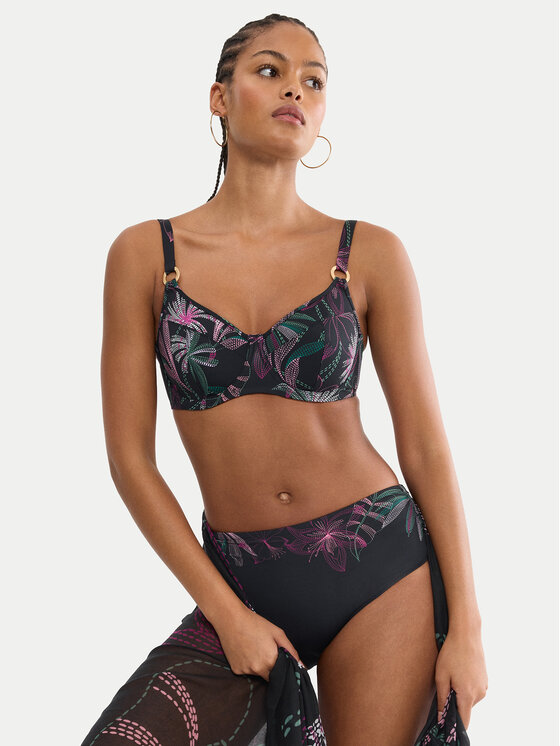 Triumph Triumph Bikini-Oberteil Summer Tropics 10226537 Schwarz