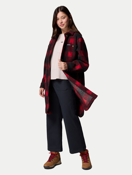 Columbia Columbia Πουκαμισοτζάκετ Wildest Venture™ 2136171 Μπορντό Loose Fit