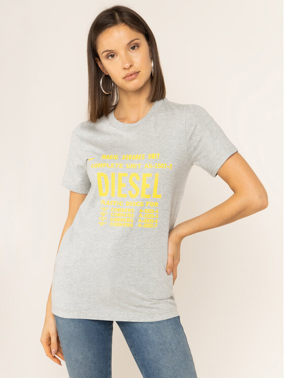 Diesel Diesel Футболка T-Sily-Zf 00SYVT 0091A Сірий Regular Fit