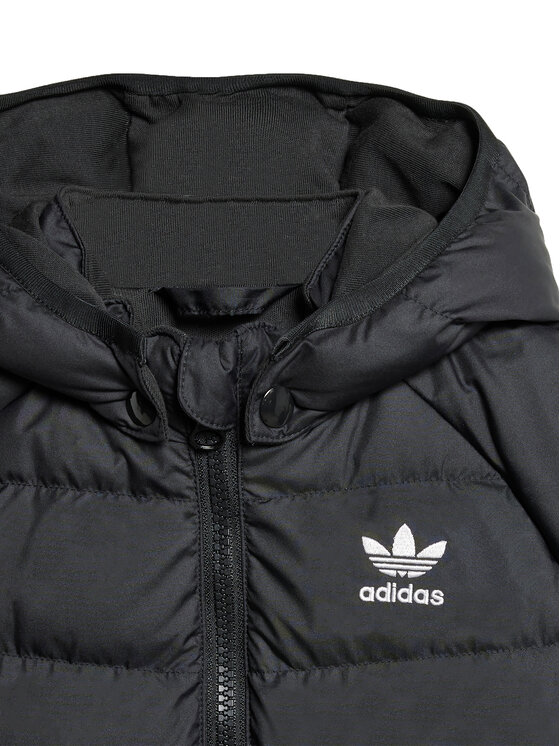 adidas adidas Geacă din puf adicolor IX7493 Negru Regular Fit