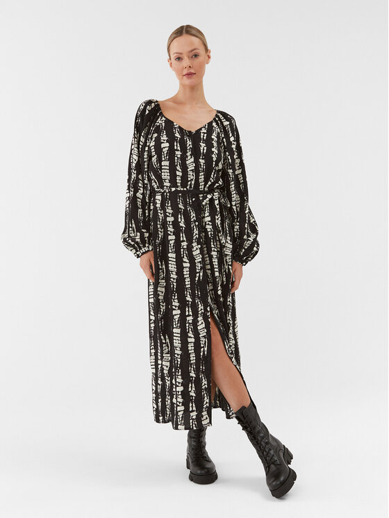 Vero Moda Abito Estivo Leggero Donna - Maniche A Volant E Scollo A V, Mini Taglio Corto, Colore Unito