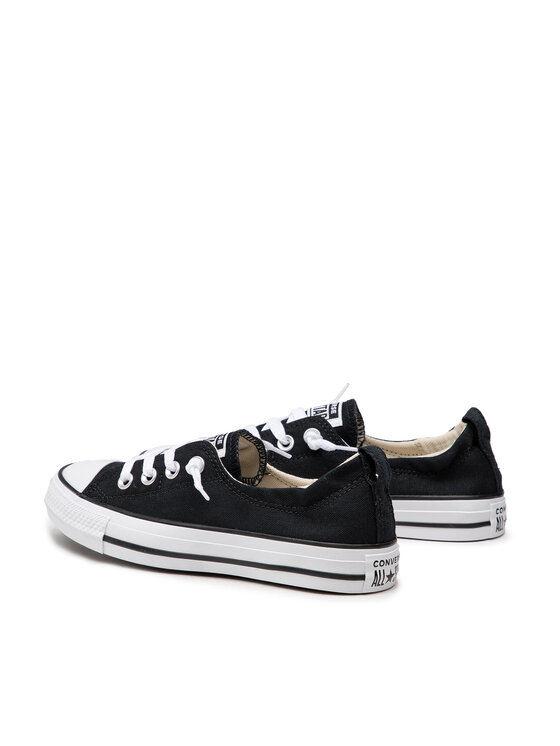 Converse top slip black