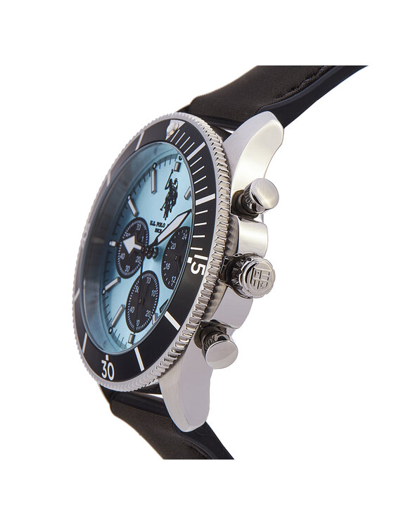 U.S. Polo Assn. U.S. Polo Assn. Часовник Alexandre USP7224LB Черен