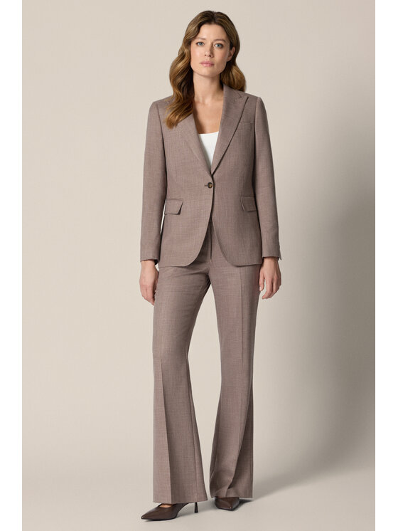 Lancerto Lancerto Spodnie materiałowe Torgiano SP131126000012 Brązowy Regular Fit