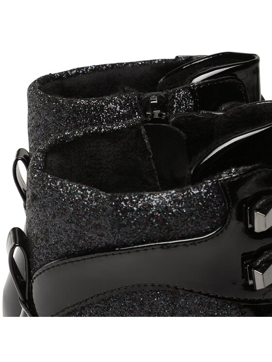 DeeZee DeeZee Schnürstiefeletten CS5821-02 Schwarz