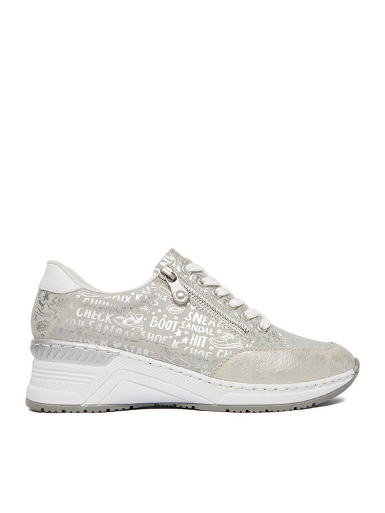 Rieker Sneakers N4316-90 Argintiu