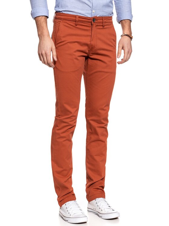 Lee Lee Pantaloni chino CHINO Arancione Slim Fit