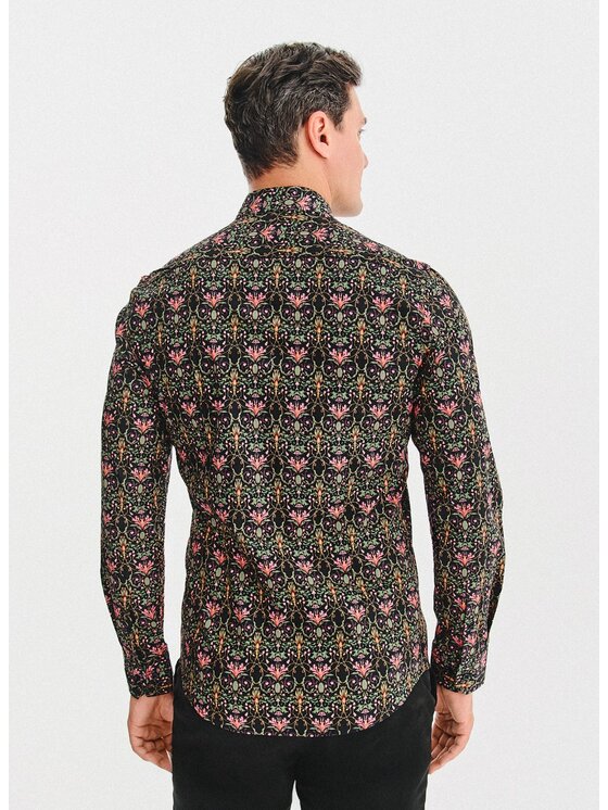 Pako Lorente Pako Lorente Koszula P25WF-1X-069 Czarny Slim Fit