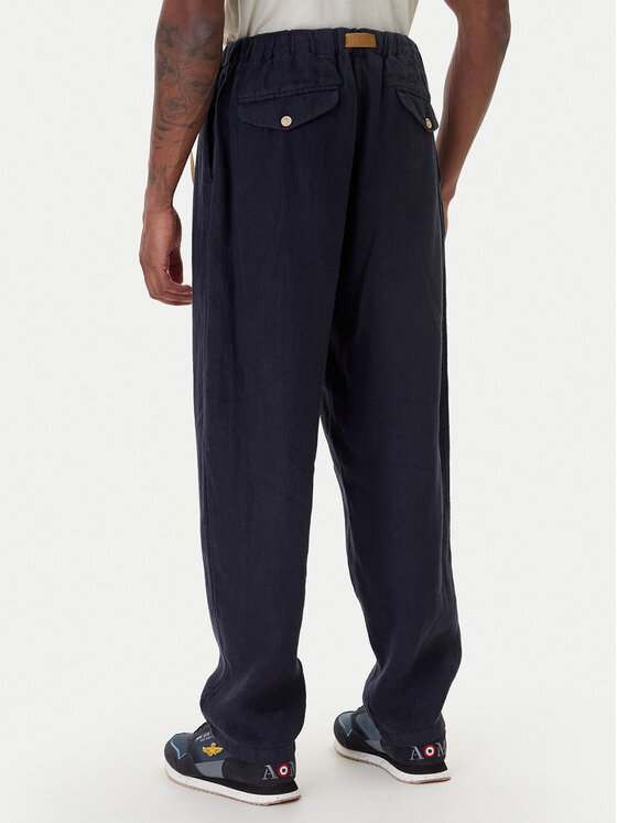Aeronautica Militare Aeronautica Militare Pantaloni din material 261PA1712UCT04293 Bleumarin Comfort Fit