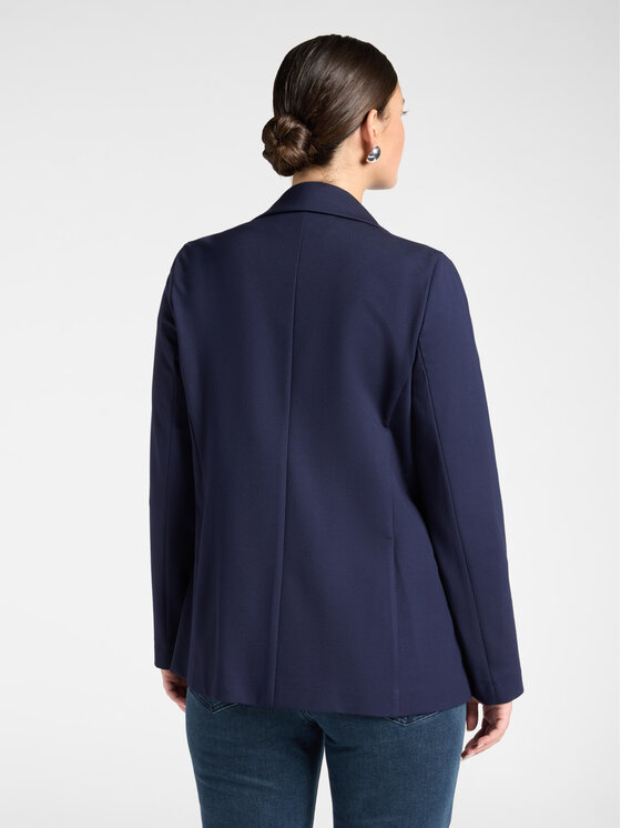 Elena Mirò Elena Mirò Marynarka R053P200152N054 Niebieski Regular Fit