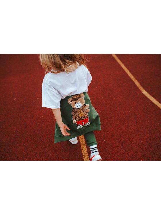 Bejbi Story Bejbi Story Bluza bomberka Snoop Teddy Zielony Active Fit
