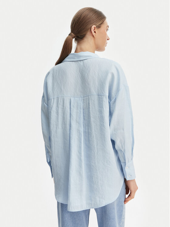 ONLY ONLY Košeľa Zazima 15272523 Modrá Oversize