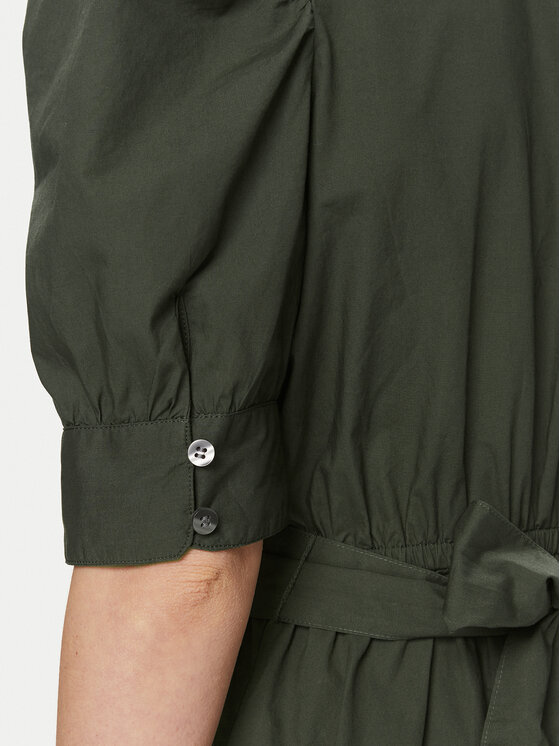 Gap Gap Košilové šaty 792564 Zelená Regular Fit