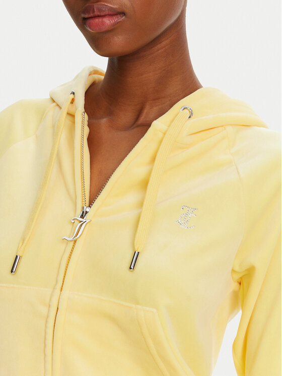 Juicy Couture Juicy Couture Bluza Madison JCWA122001 Żółty Slim Fit
