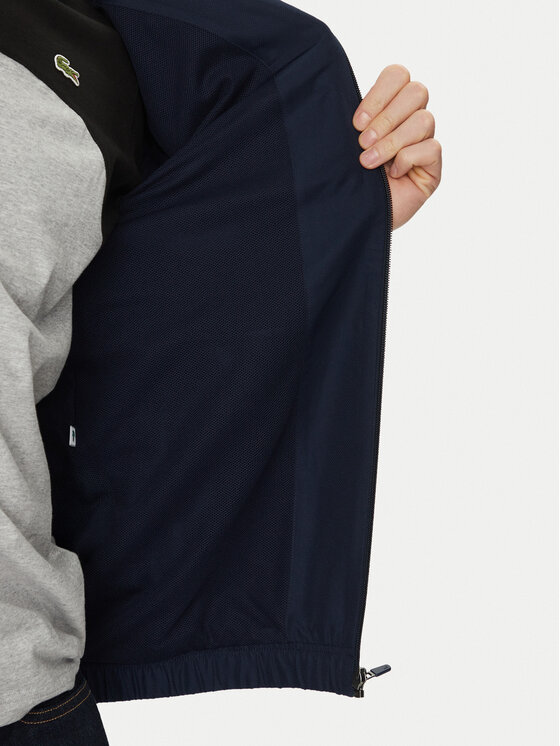 Lacoste Lacoste Pārejas jaka BH3466 Tumši zils Regular Fit