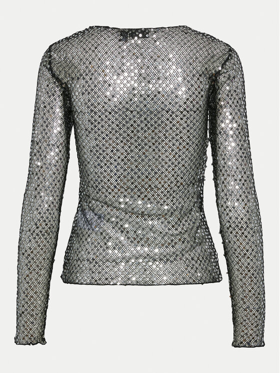 Pieces Pieces Palaidinė Rissi 17153282 Sidabrinė Regular Fit