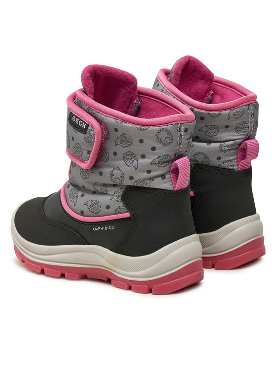 Geox Geox Μπότες Χιονιού B Flanfil Girl B Abx B263WG 0BCMN C9235 S Μαύρο