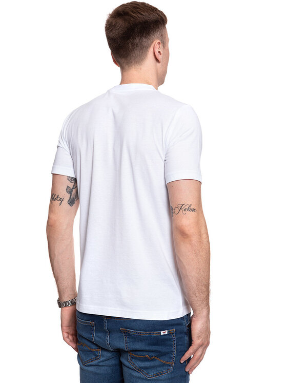 Mustang Mustang T-shirt ALEX C PRINT Bianco Regular Fit