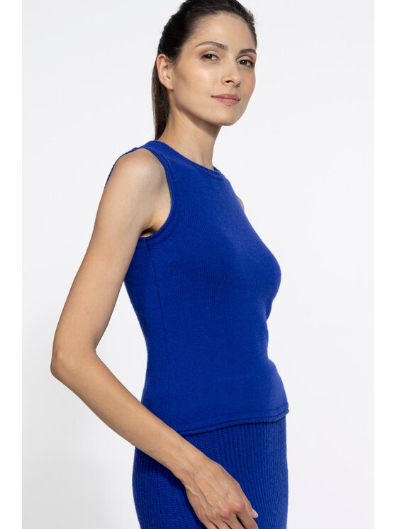 Top , rozmiar 44, Niebieskie, T-DC-0058-C5-90-52-1