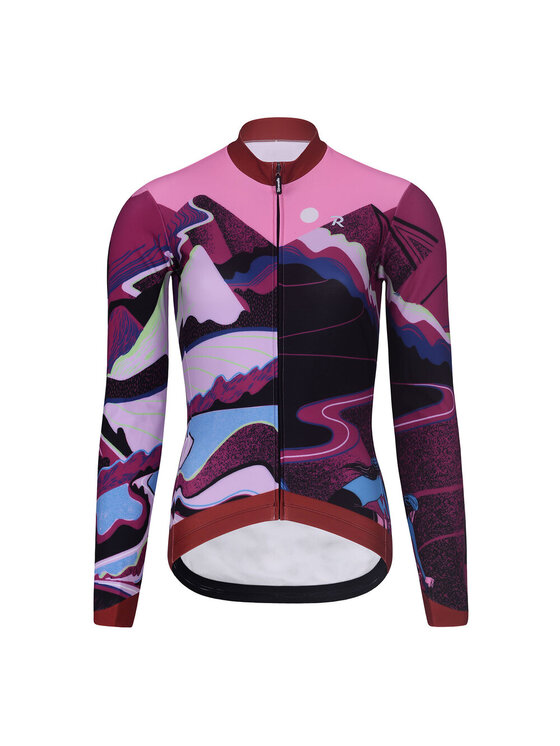 Rivanelle Rivanelle Koszulka rowerowa SUNSET WINTER Kolorowy Narrow Fit