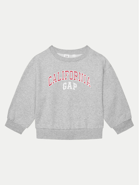 Gap Gap Mikina 645497-06 Šedá Regular Fit