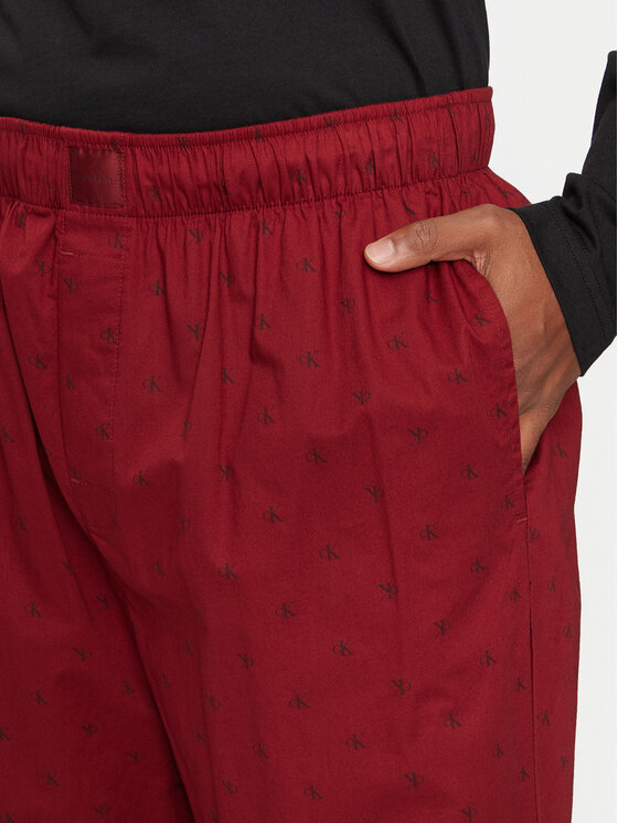 Calvin Klein Underwear Calvin Klein Underwear Pyjamahose 000NM2781E Rot Relaxed Fit