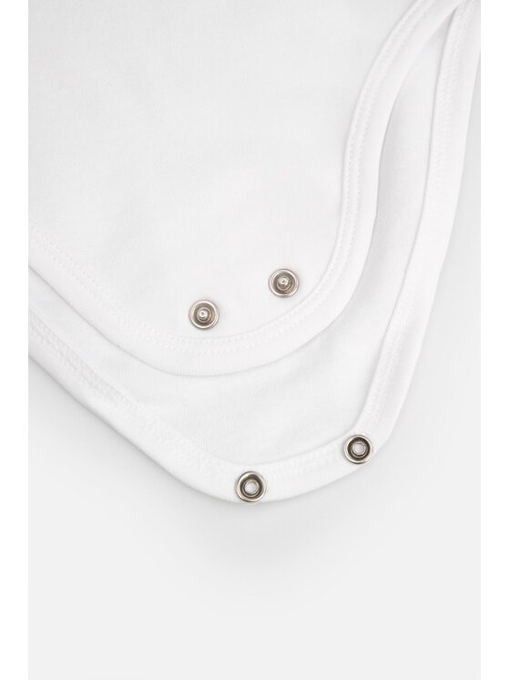 Coccodrillo Coccodrillo Body dziecięce WC4413301BAU-001 Biały Regular Fit