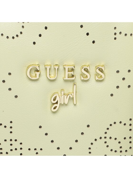 Guess Guess Ročna torba Mini Crossbody Bag J3GZ10 WFHF0 Zelena