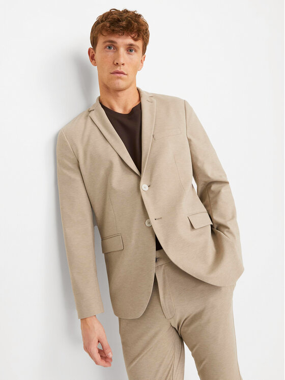 Jack&Jones Jack&Jones Sakko 12242387 Beige Slim Fit