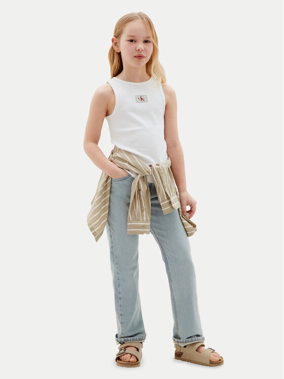 Calvin Klein Jeans Calvin Klein Jeans Džínsy LVCKSJC05G Svetlo modrá Straight Fit