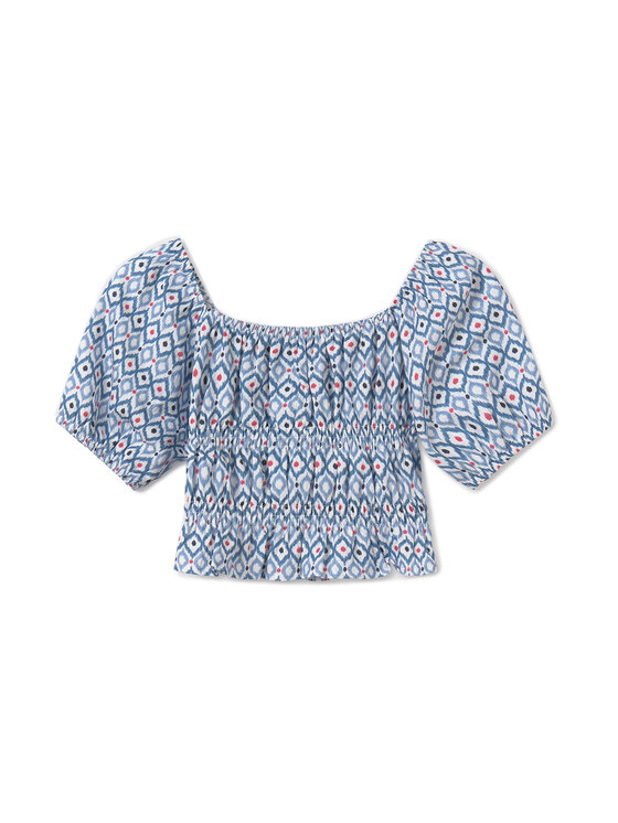 Mayoral Mayoral Blusa 6025 Blu Regular Fit