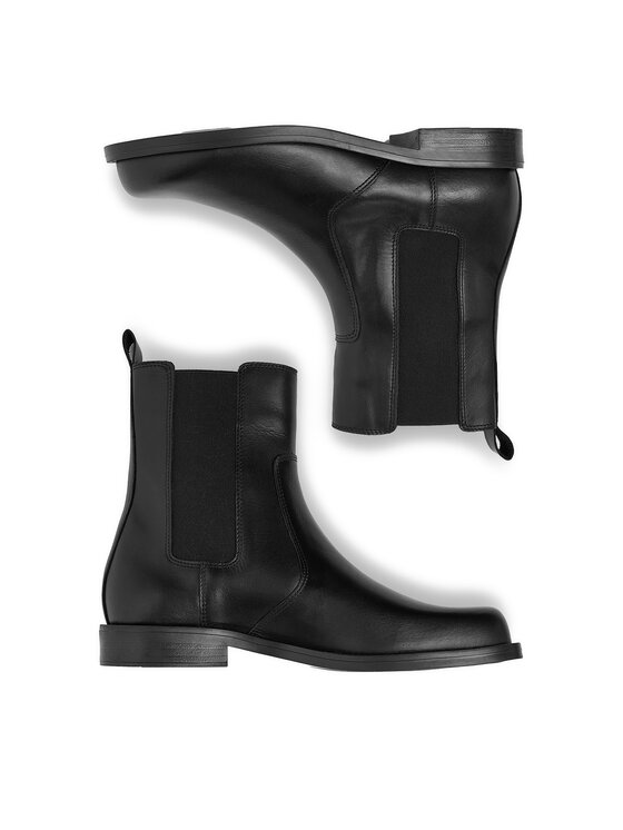 GINO ROSSI Gino Rossi Μποτάκια με λάστιχο C-MASSI-25650 Μαύρο