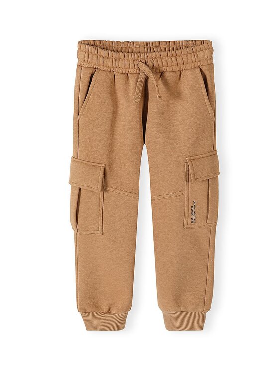 minoti minoti Komplet dresowy 33FLEECE220 Kremowy Cargo Fit