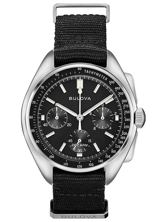 Bulova bulova Zegarek Bulova Lunar Pilot 96A225 Czarny