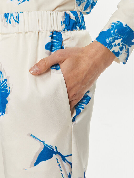 Calvin Klein Calvin Klein Pantaloni di tessuto K20K206662 Bianco Regular Fit