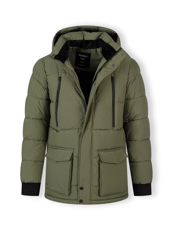 minoti minoti Kurtka zimowa 27mcoat8 Khaki Parka Fit