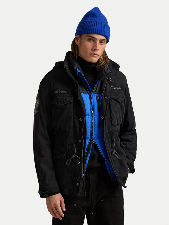 Polo Ralph Lauren Prechodná bunda 710955784001 Čierna Regular Fit