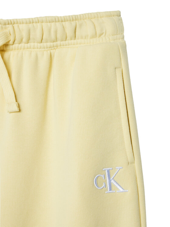 Calvin Klein Jeans Calvin Klein Jeans Spodnie dresowe LVCKSJC11G Żółty Wide Leg