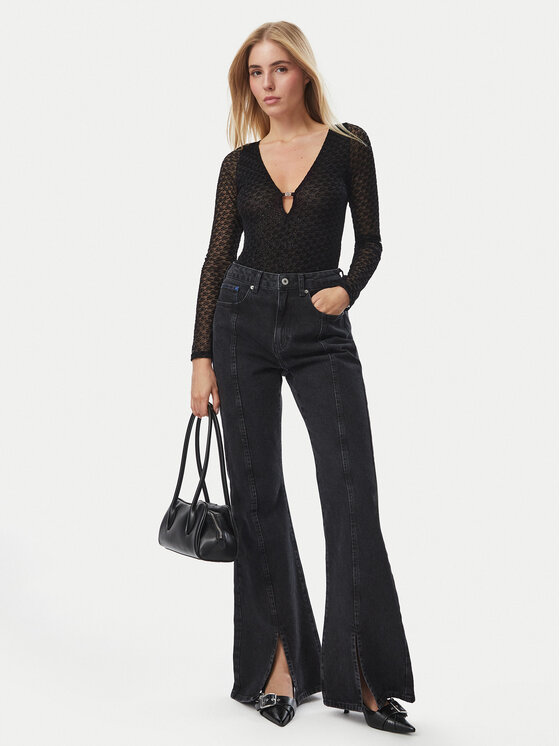 KARL LAGERFELD KARL LAGERFELD Body B4W47014 Černá Slim Fit