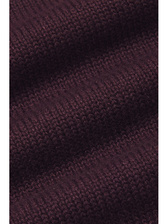 Lancerto Lancerto Sweter Craig SW073224000093 Bordowy Regular Fit