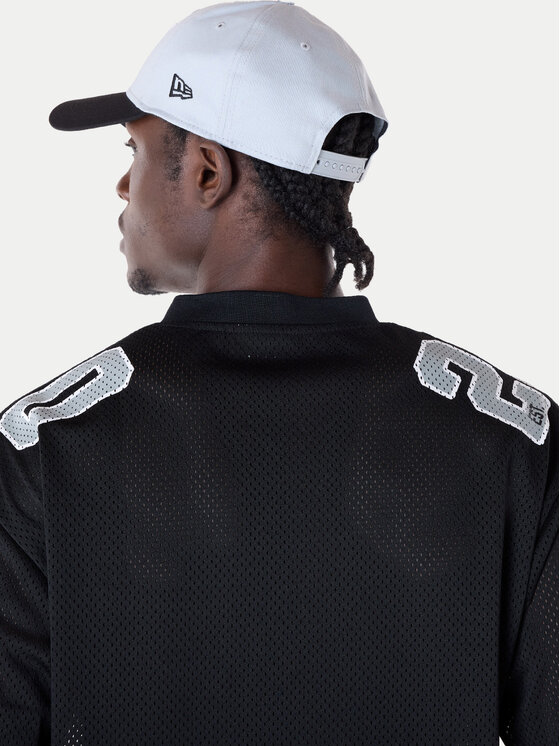 New Era New Era Tricou NFL Las Vegas Raiders Mesh Graphic Jersey 60596386 Negru Regular Fit