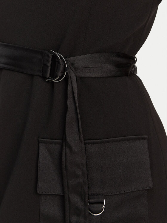 DKNY DKNY Igapäevane kleit DD4J1E45 Must Slim Fit