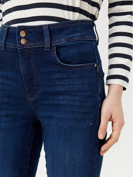 Guess Guess Jeans hlače W5RA0V D5L91 Mornarsko modra Regular Fit