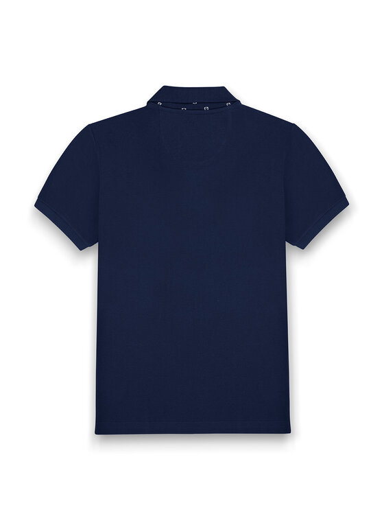 Pako Lorente Pako Lorente Polo P23SF-TX-001 Granatowy Regular Fit