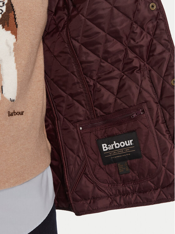 Barbour Barbour Kurtka przejściowa Annandale LQU0475RE96 Bordowy Regular Fit